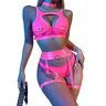 LUBOSE Sexy lingerieset, sexy lingerie, zwarte sexy lingerie, sexy lingerie set voor dames (L, H)