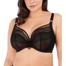 Elomi Priya Plunge Bra Black 42F (US 42G)