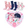 soxo Warmte Sokken Dames Cadeau Voor Grootmoeder Happy Socks Voor Haar 35-40 Grandma Heart 3 Paar