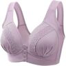 NELLN Mysecrettop Front-Sluiting BH Frontsluiting Acutefebruary Bra Februari Bra Front Sluiting BH voor Senioren Front Sluiting, Paars, 44/100BC