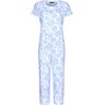 Pastunette Organisch katoen pyjama bloemen Blauw vrouw 42