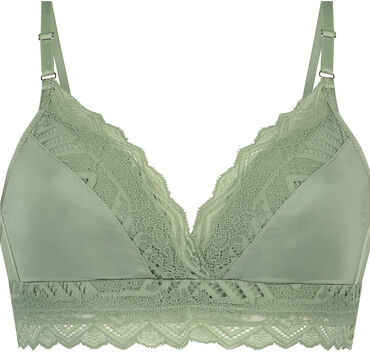 Hunkemöller Voorgevormde bh zonder beugel bh Rabella I AM Danielle Groen  - Groen - Size: B80