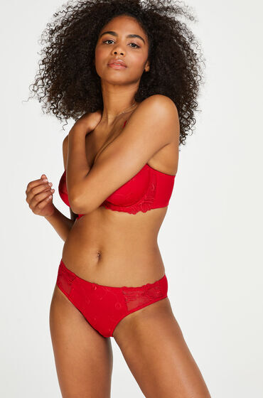 Hunkemöller Slip Diva Rood  - Rood - Size: M