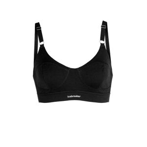 Icebreaker Women Queens Clasp Bra Ib/Black L