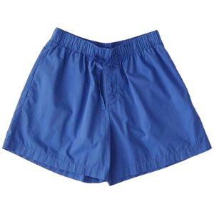 Tekla Poplin Pyjamas Shorts - Royal Blue - M