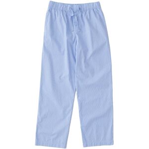 Tekla Poplin Pyjamas Pants - Blue Pin Stripes - Xs