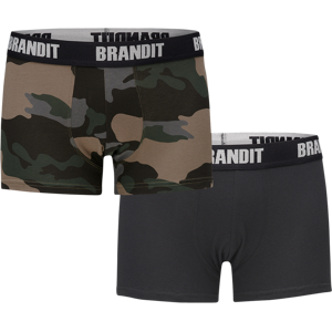 Brandit Bokser  Undertøy Camo–Svart