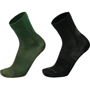 Beretta Short Shooting Socks - Black&Green S