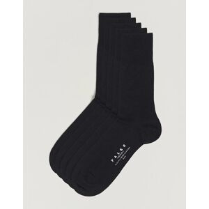 Falke 5-Pack Airport Socks Black