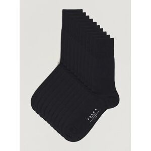 Falke 10-Pack Airport Socks Black