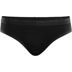 Aclima Women's LightWool Briefs Jet Black XL, Jet Black