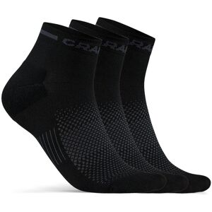 Craft Core Dry Mid Sock 3-pack Black 37/39, Black