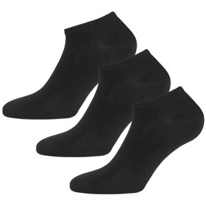 Urberg Bamboo Shaftless Sock 3-Pack Black Beauty 36-39, Black Beauty
