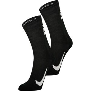 Nike Multiplier Crew, treningssokker, unisex BLACK/(WHITE)