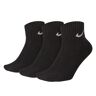 Nike Ankelsokker Demping 3 Pack Sort M (38-42)