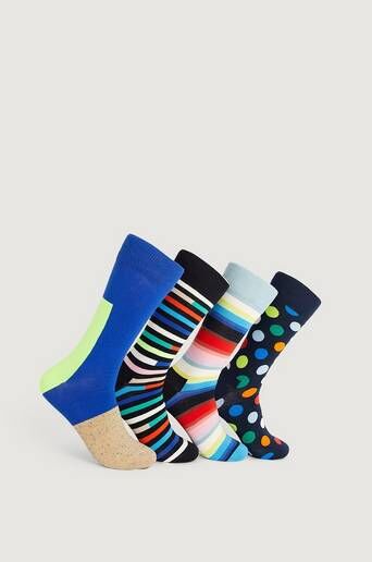 Happy Socks 4-Pk Sokker New Classic Socks Gift Set Multi  Male Multi