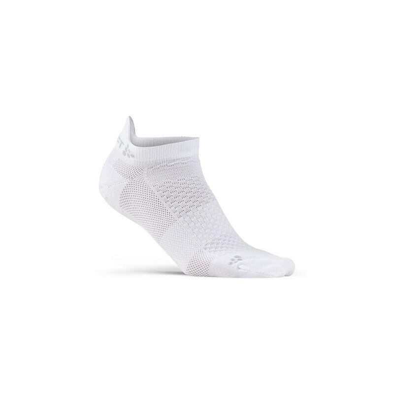 CRAFT Cool Shaftless 2-Pack Sock White Tynn Lettvektssokk 34/36