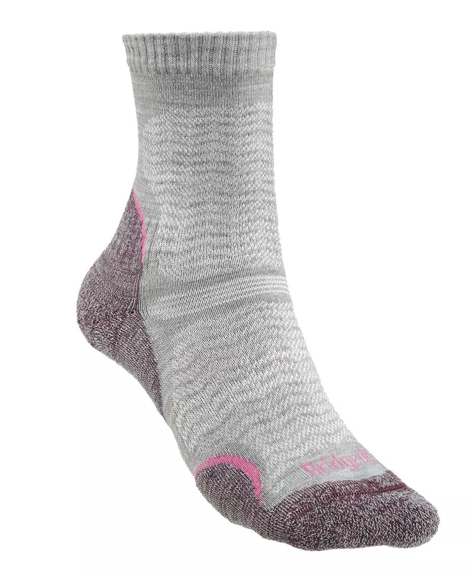 Bridgedale Hike Ultra Light Womens - Sokker - Aubergine - L