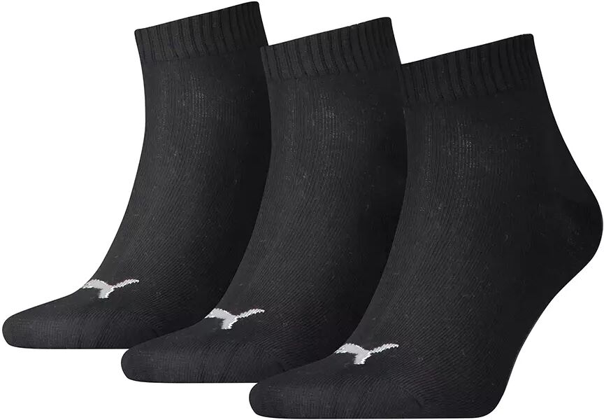 Puma Quarter 3-Pack - Sokker - Black - 43-46