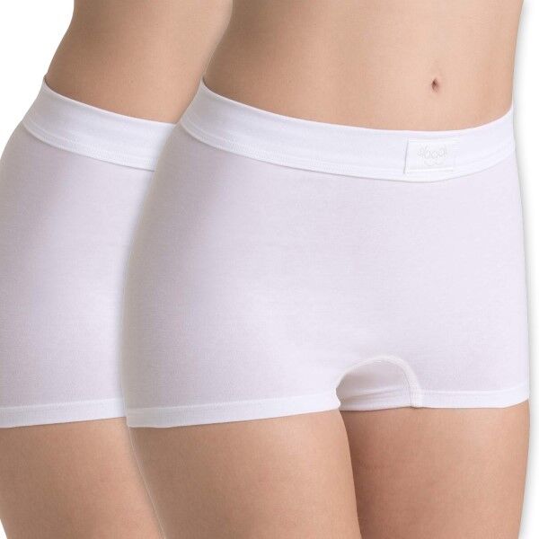 Sloggi 2-pakning Double Comfort Shorts - White * Kampanje *