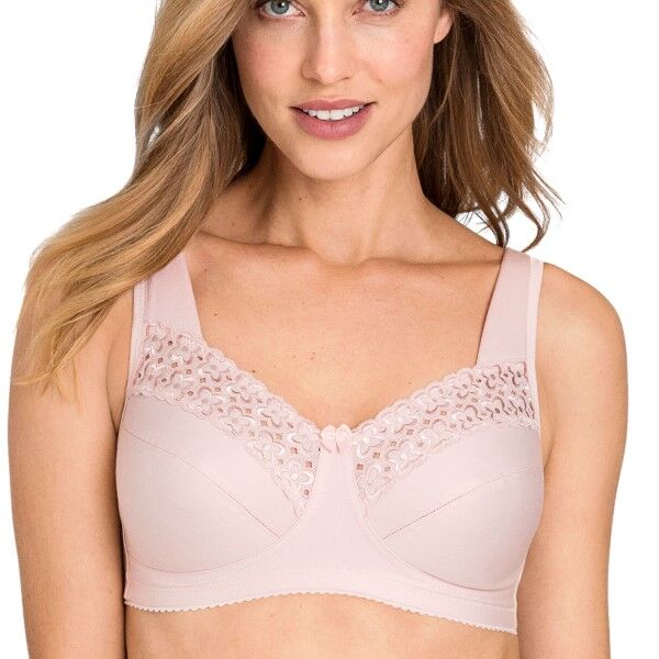 Miss Mary of Sweden Miss Mary Broderie Anglais Soft Bra - Pink