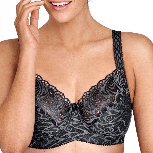 Miss Mary of Sweden Miss Mary Flames Underwired Bra - Grey