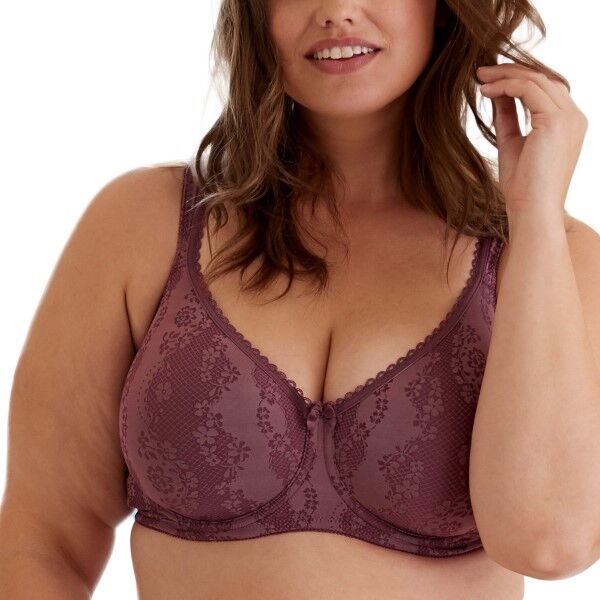 Swegmark Adamo Padded Soft Wired Bra - Plum