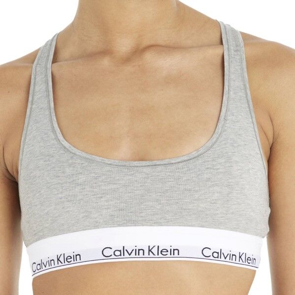 Calvin Klein Modern Cotton Bralette - Greymarl