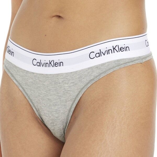 Calvin Klein Modern Cotton Thong - Greymarl