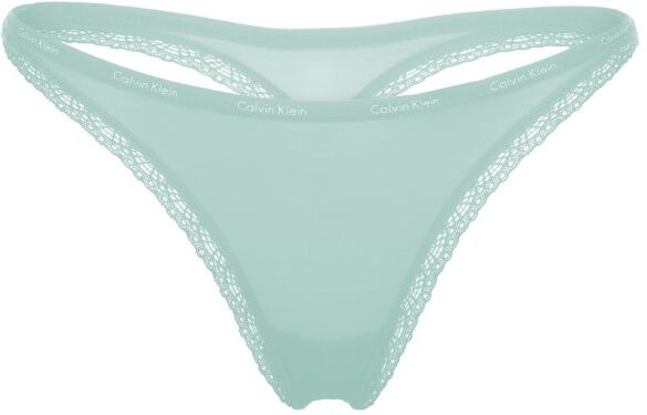 Calvin Klein Bottoms Up Thong - Turquoise