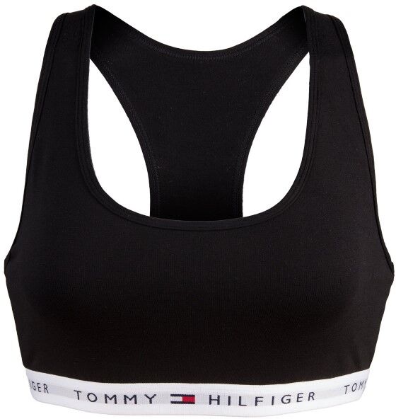 Tommy Hilfiger Iconic Cotton Bralette - Black