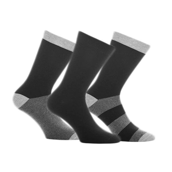 WESC 3-pakning Socks - Black/Grey