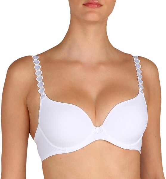 Marie Jo Tom Heart Shaped Padded Bra - White