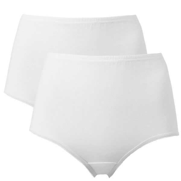 Trofé Trofe High Maxi Briefs 2-pakning - White