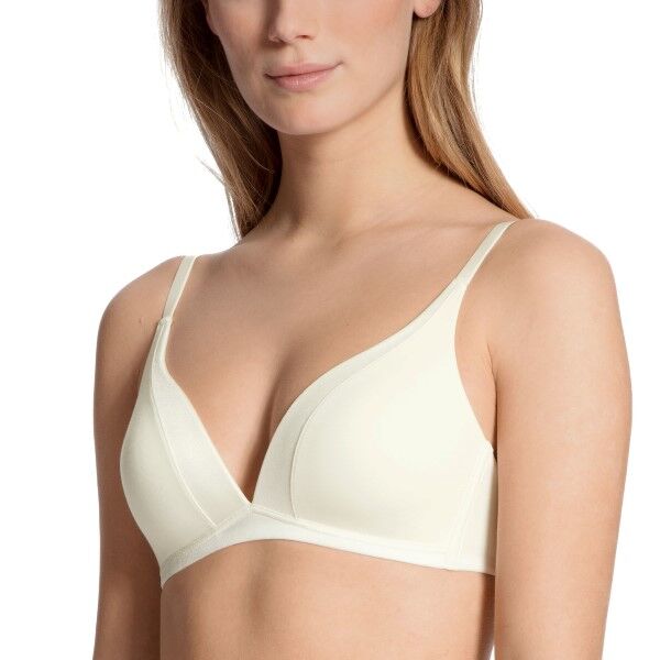 Calida Cate Triangle Soft-Bra - White