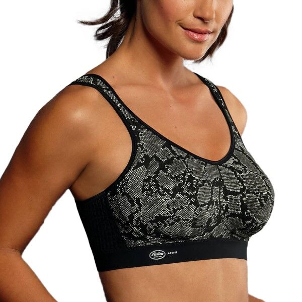 Anita Active Extreme Control Sports Bra - Black pattern-2