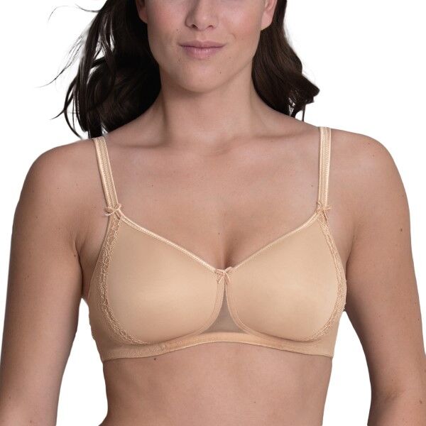 Rosa Faia Lace Rose Wireless Contour Bra - Beige