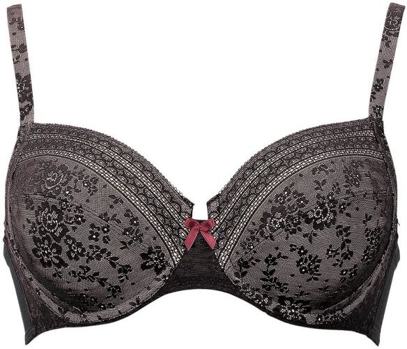 Rosa Faia Fleur Underwire Bra - Black