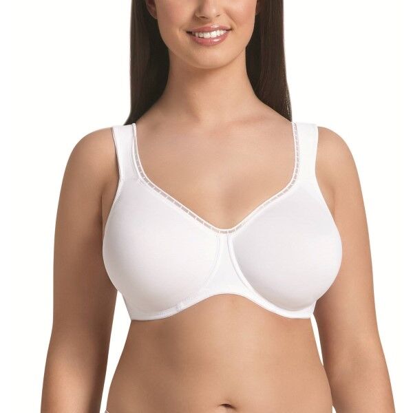 Rosa Faia Twin Firm Underwire Bra - White