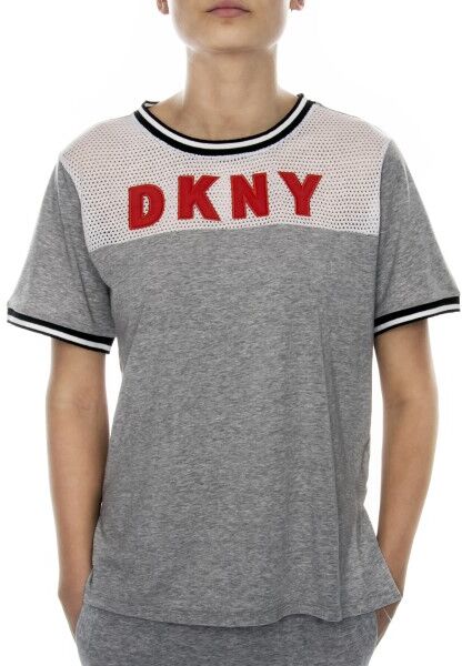 DKNY Spell It Out SS Tee - Grey * Kampanje *