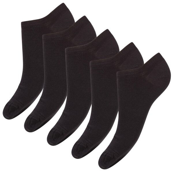 Decoy 5-pakning Basic Sneaker Socks - Black