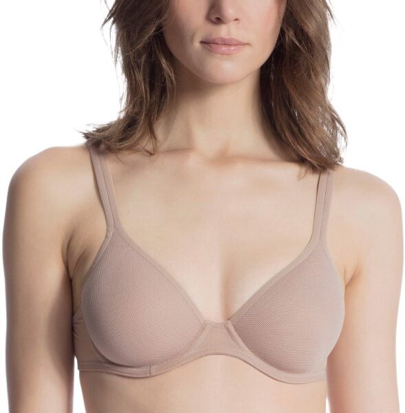 Calida Feminine Air T-shirt Bra - Light brown