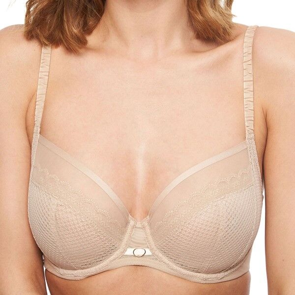 Chantelle Parisian Allure Underwired Bra - Skin