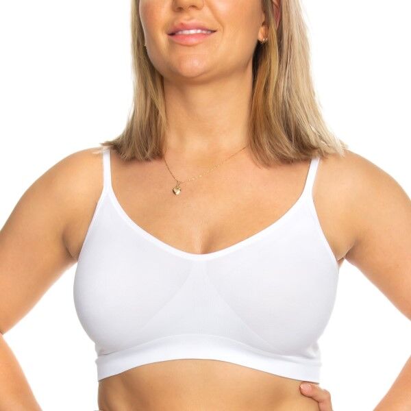 Decoy Bra Top Narrow Straps - White