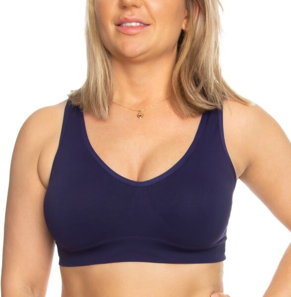 Decoy Bra Top Wide Straps - Navy-2