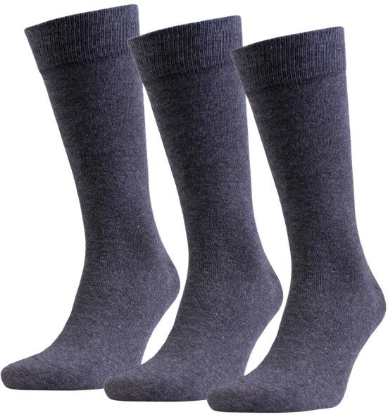 Amanda Christensen 3-pakning True Combed Cotton Sock - Anthracite * Kampanje *