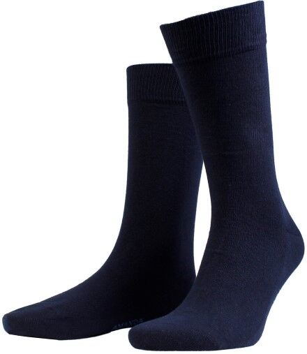 Amanda Christensen True Combed Cotton Sock - Navy-2