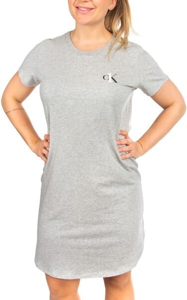 Calvin Klein One Cotton Nightshirt - Grey