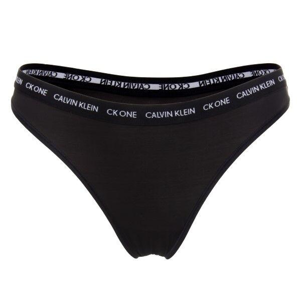 Calvin Klein One Micro Singles Thong Panty - Black