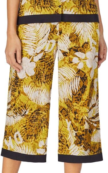 DKNY Rooftop Ready Wide Capri Pant - Yellow Pattern * Kampanje *